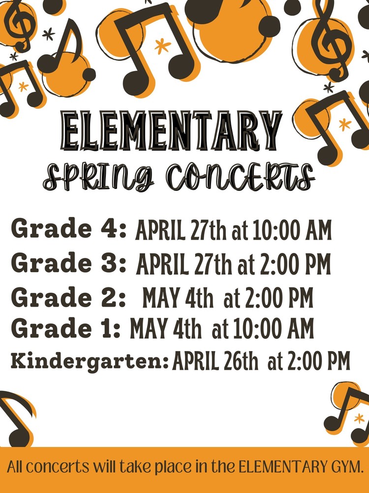 Elementary Spring Concerts