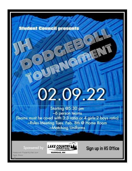 JH Dodgeball Tournament
