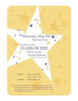 Class of 2020 to be on Digital Billboard!