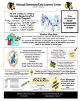 Warroad Elementary/Early Learners' Center Newsletter