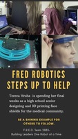 FRED ROBOTICS STEPS UP TO HELP!