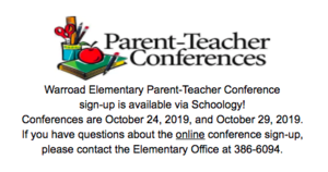 Warroad Elementary Parent-Teacher Conferences