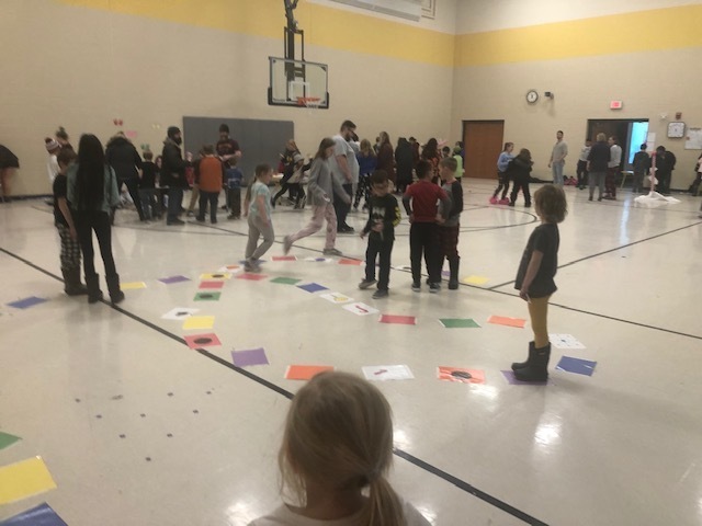 Family activities in the gym