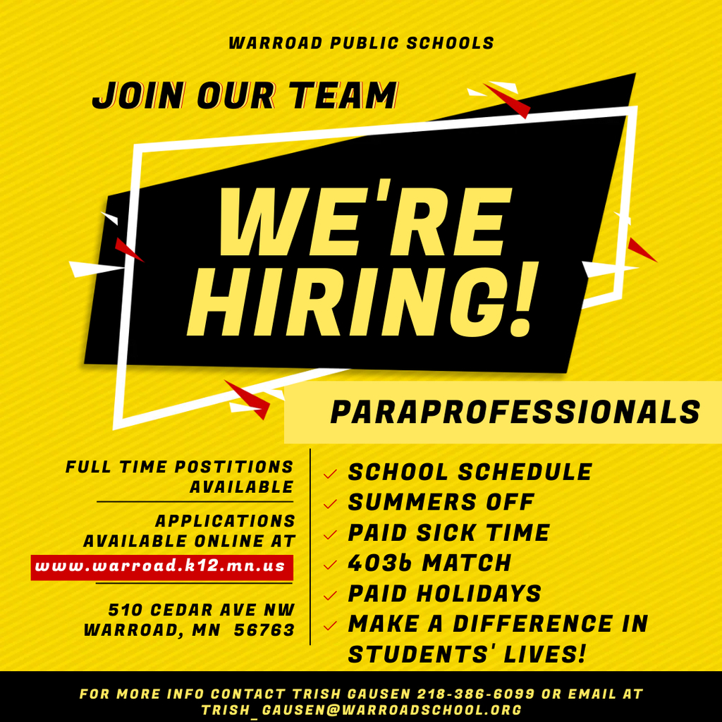 We're Hiring