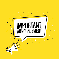Important Announcement